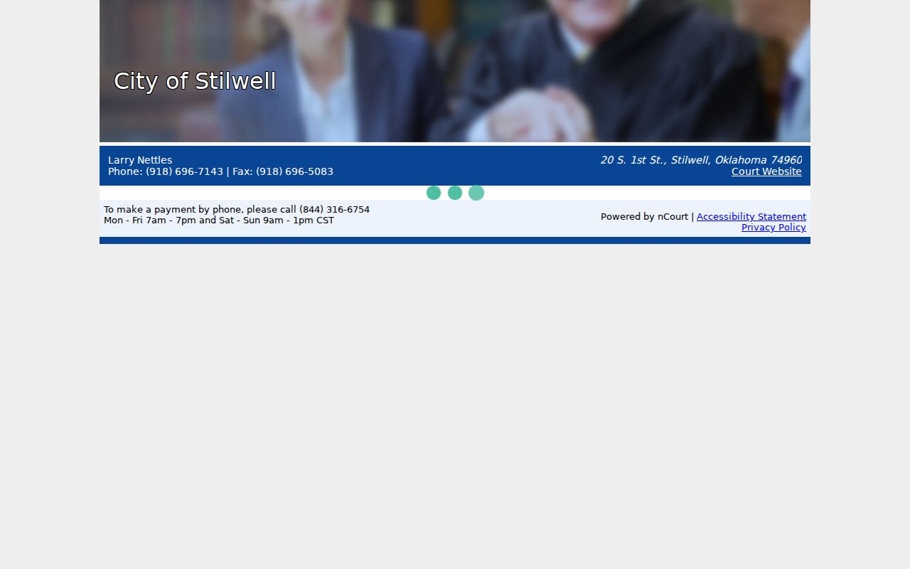 Stilwell city-linked payment vendor page